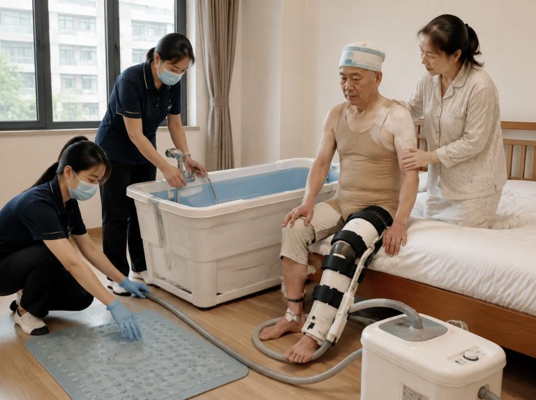 盐城术后康复居家助浴服务